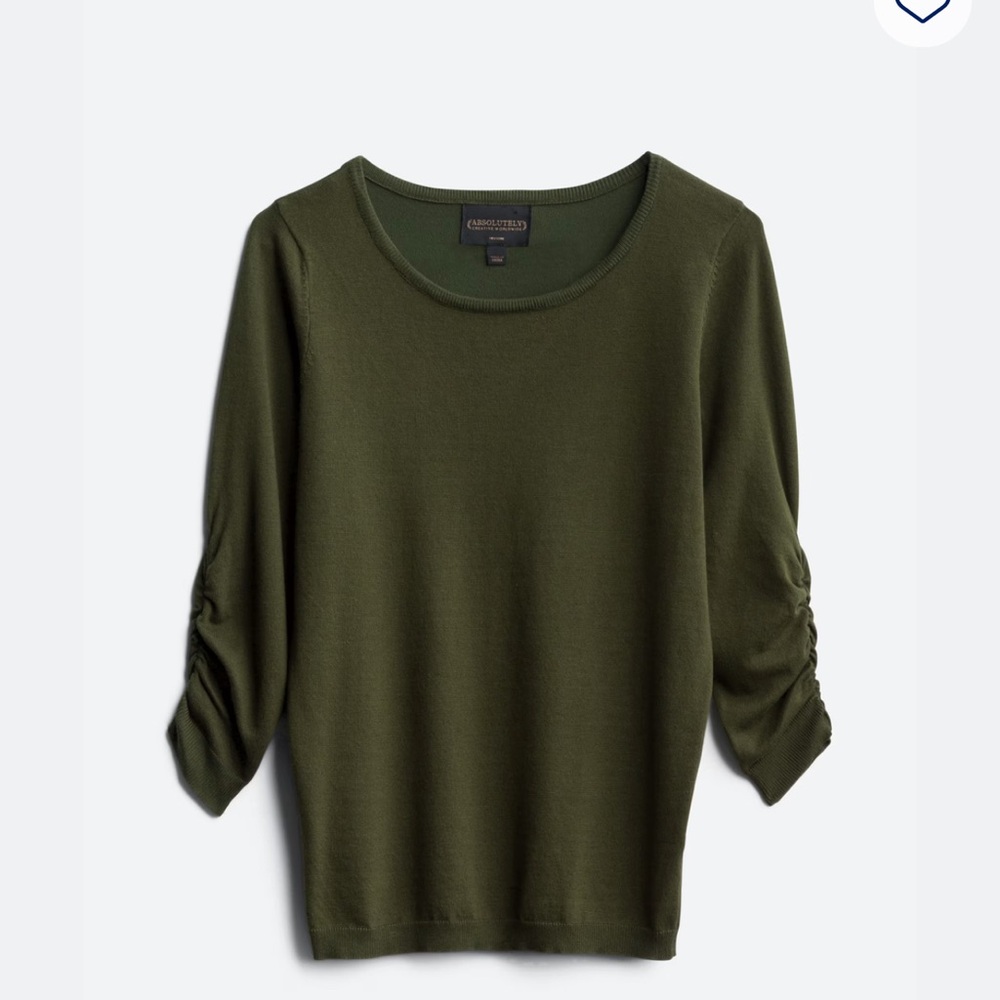 Absolutely Creative Worldwide Olive Knitwear
